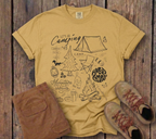 Let's Go Camping — Outdoor Adventure Graphic Tee