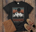Yosemite National Park Mountain Graphic T-Shirt
