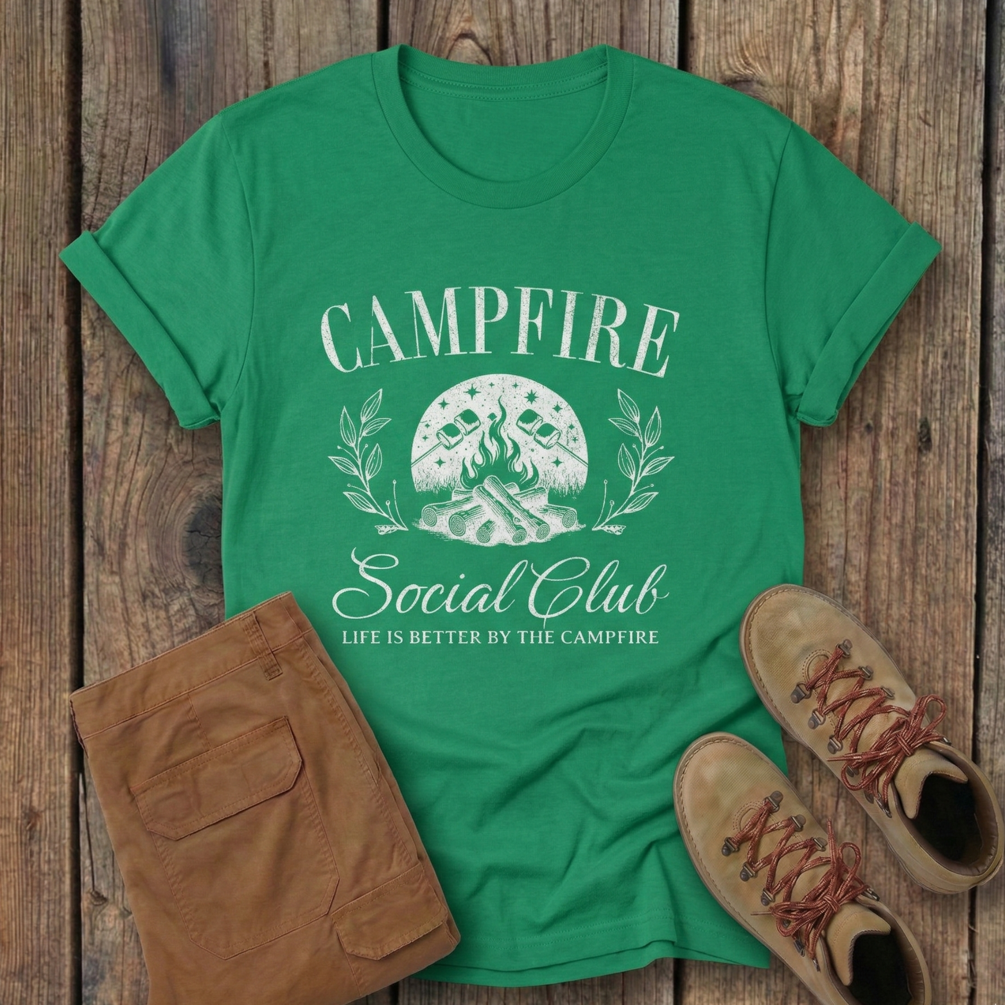 Campfire Social Club T-Shirt — Life Is Better By The Campfire Graphic Tee