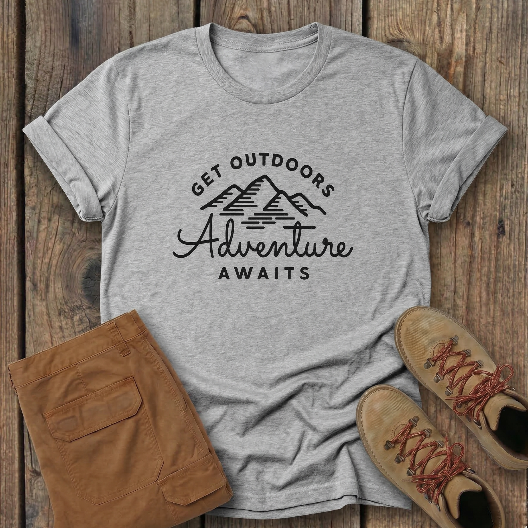 Get Outdoors Adventure Awaits Tee