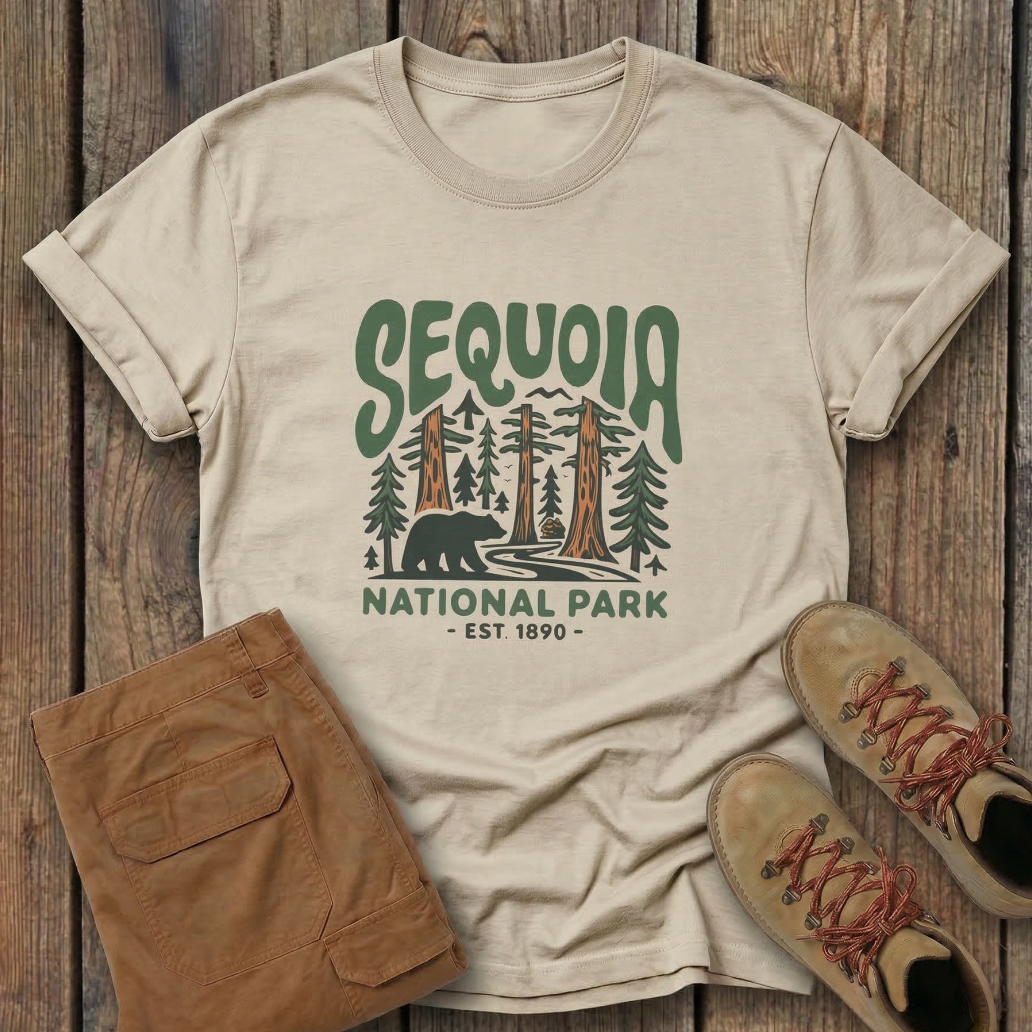 Sequoia National Park Hiking Tee