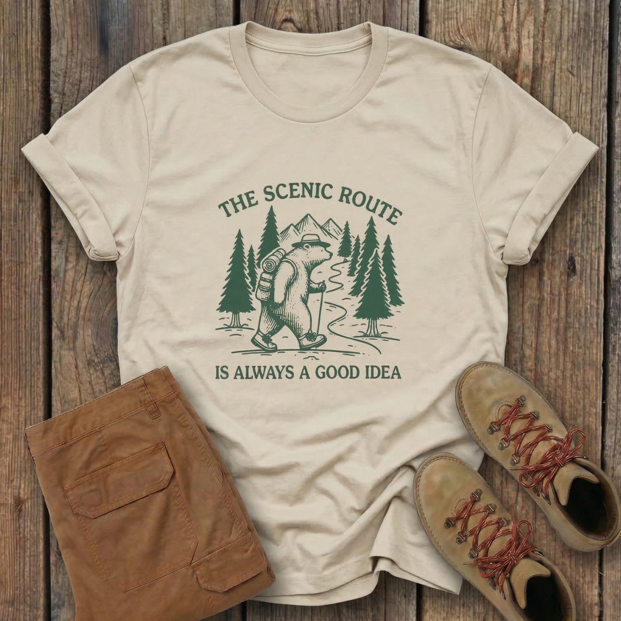 The Scenic Route Hiking Tee
