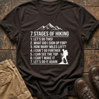 7 Stages of Hiking Tee
