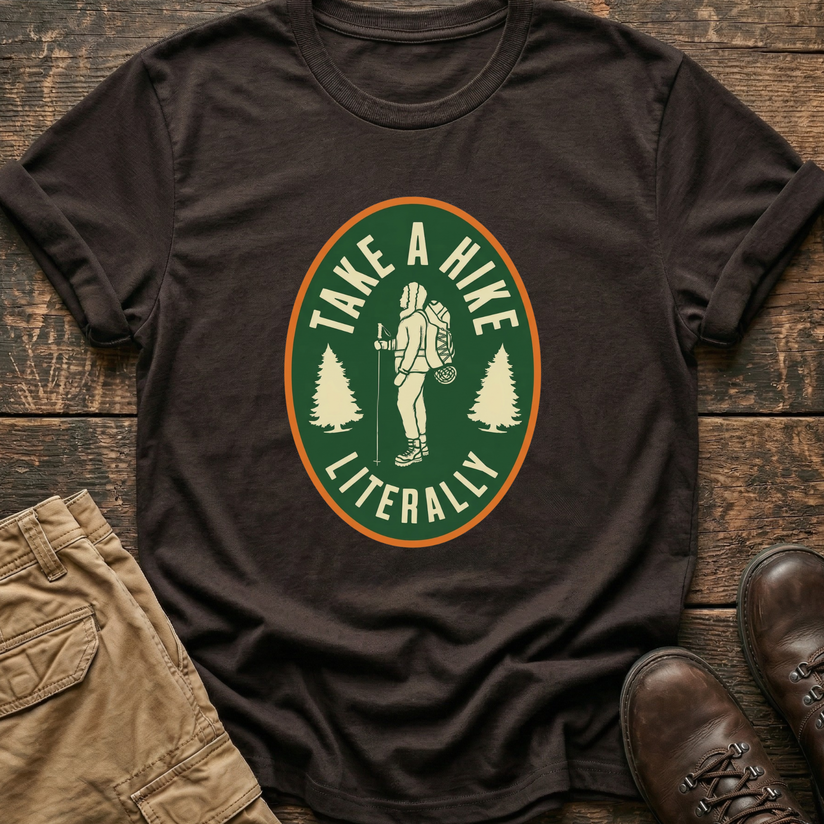 Take A Hike, Literally Tee
