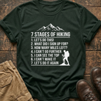 7 Stages of Hiking Tee