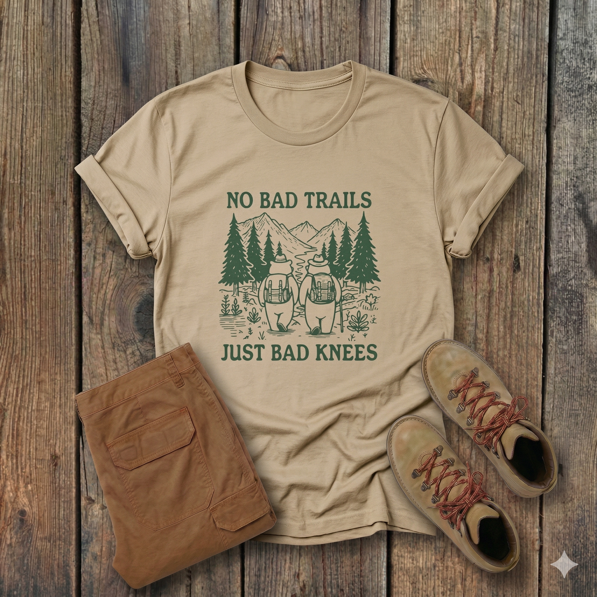 No Bad Trails Hiking Tee