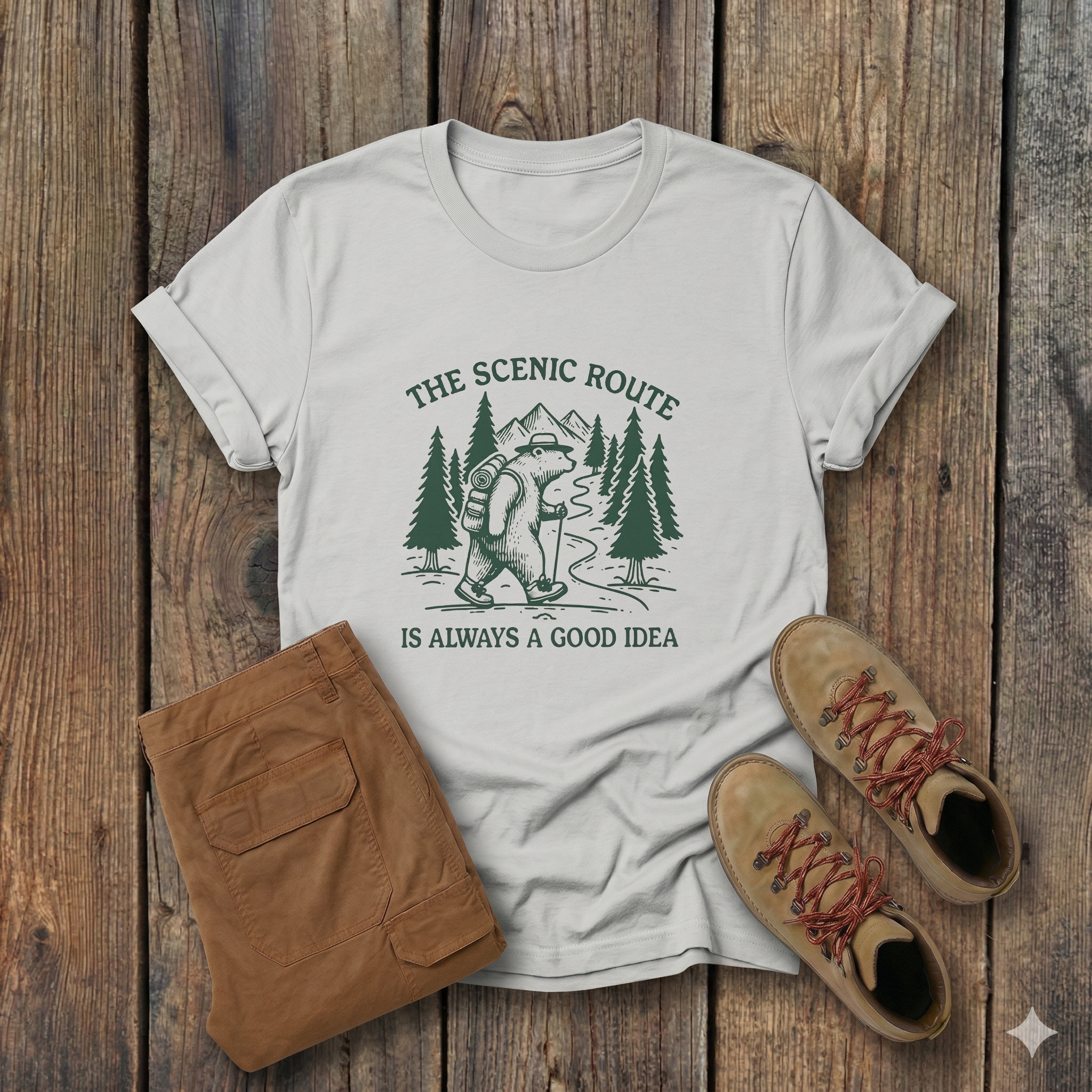 The Scenic Route Hiking Tee