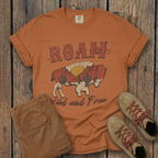 Roam Wild & Free Buffalo Tee