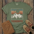 Yosemite National Park Mountain Graphic T-Shirt