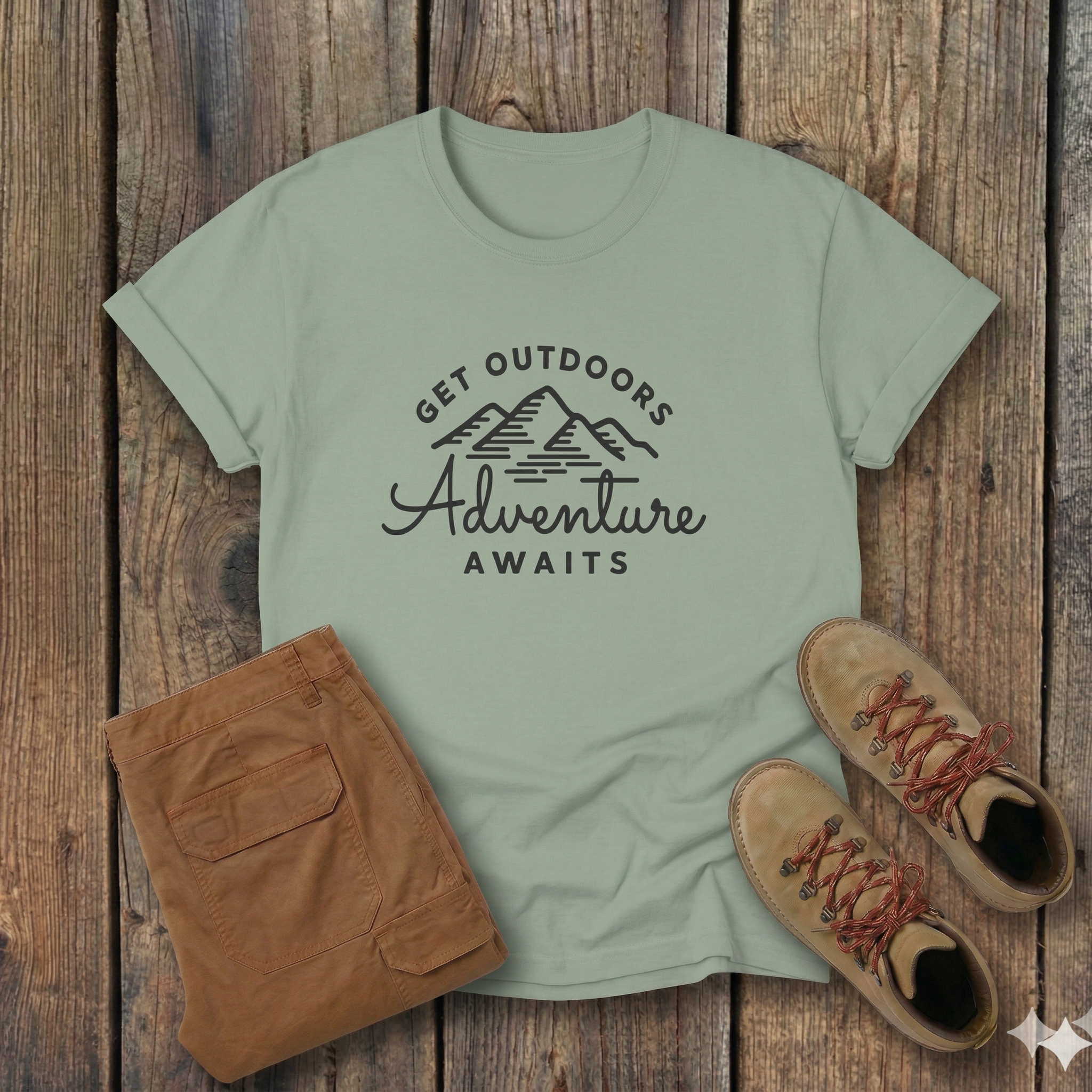 Get Outdoors Adventure Awaits Tee