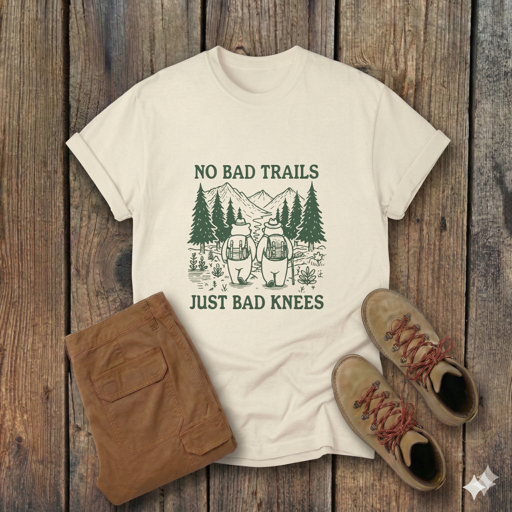 No Bad Trails Hiking Tee