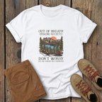 Out of Breath Hiking Society - Mountain Lake Graphic Tee
