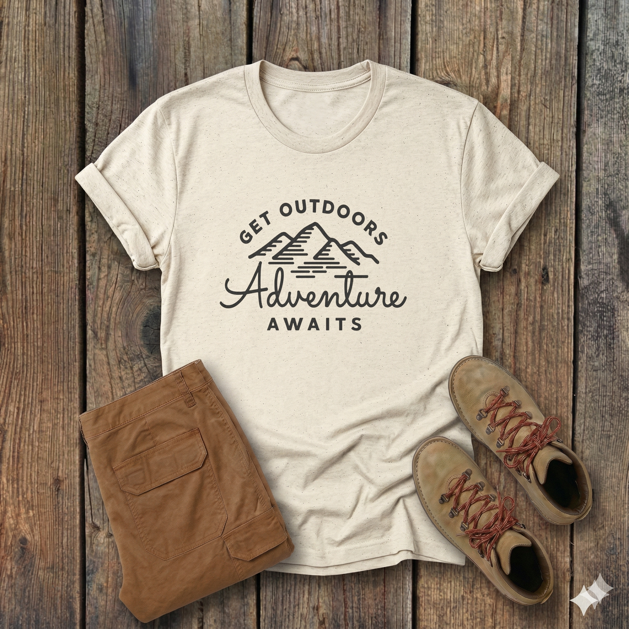 Get Outdoors Adventure Awaits Tee