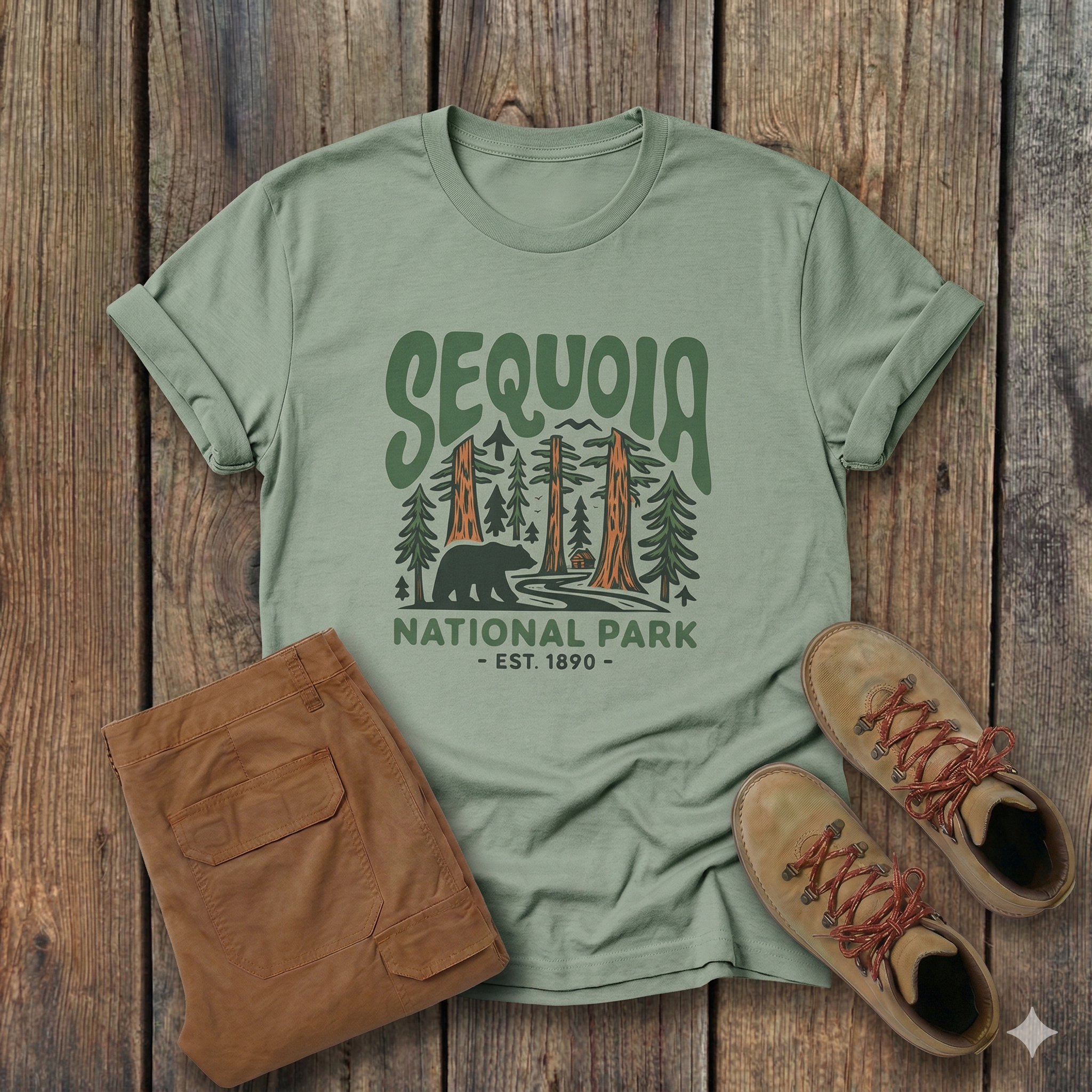 Sequoia National Park Hiking Tee