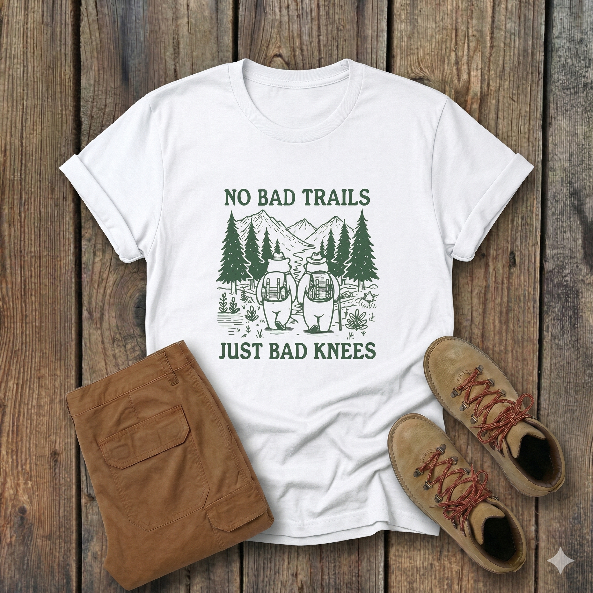 No Bad Trails Hiking Tee