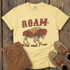 Roam Wild & Free Buffalo Tee