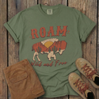 Roam Wild & Free Buffalo Tee