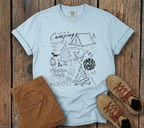 Let's Go Camping — Outdoor Adventure Graphic Tee