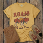 Roam Wild & Free Buffalo Tee