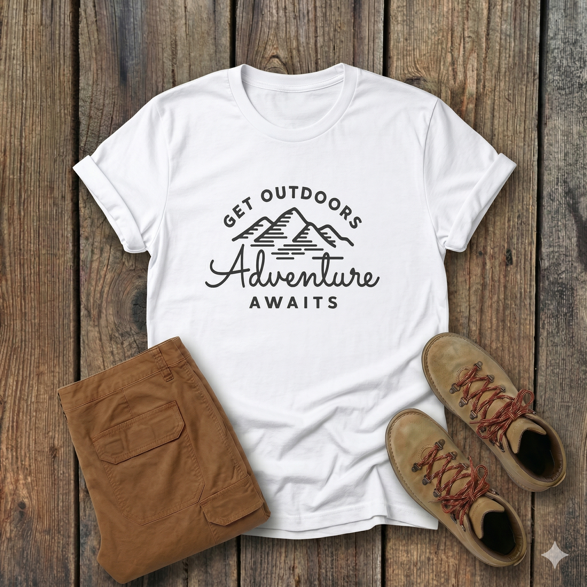 Get Outdoors Adventure Awaits Tee