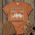 Yosemite National Park Mountain Graphic T-Shirt