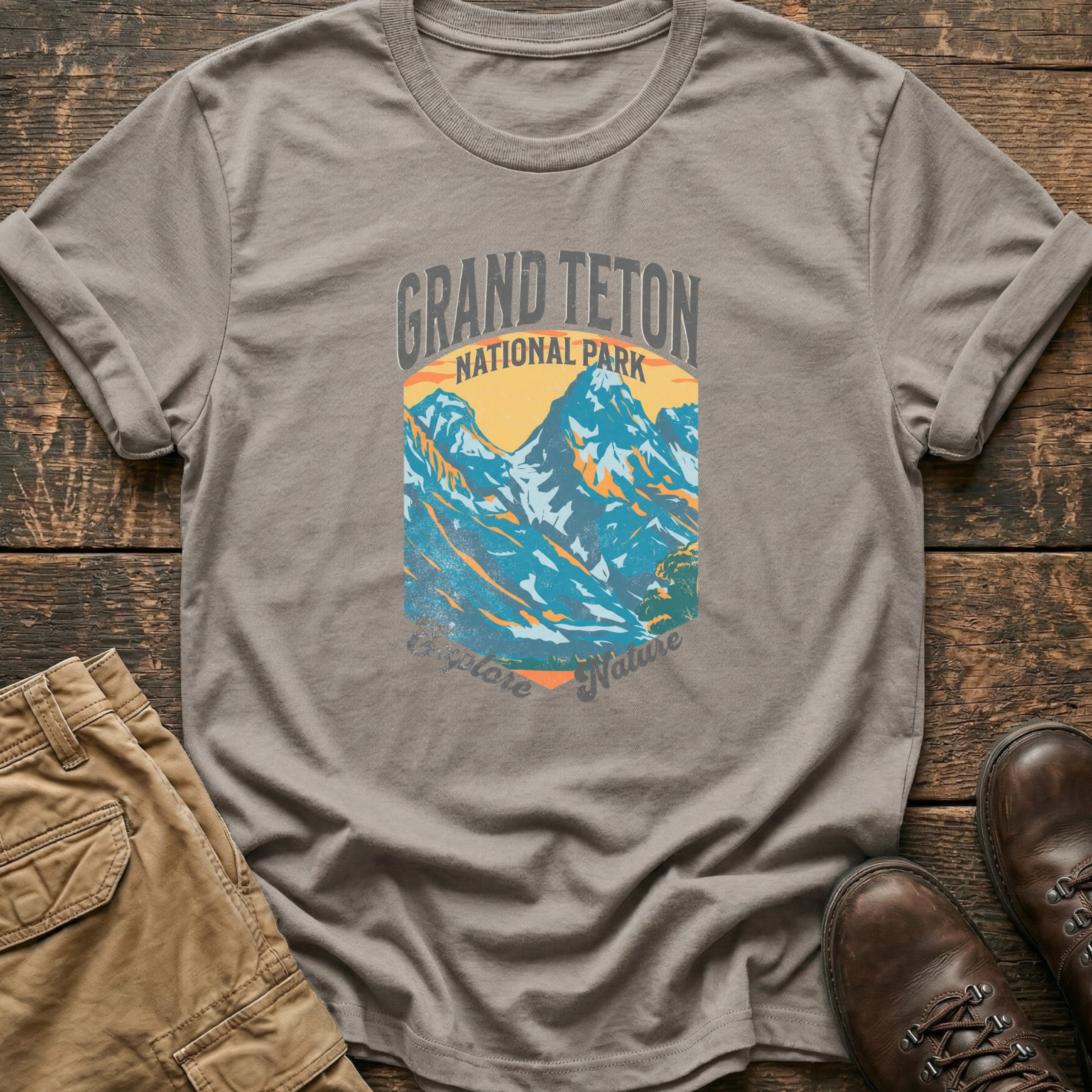 Grand Teton National Park Hiking Tee