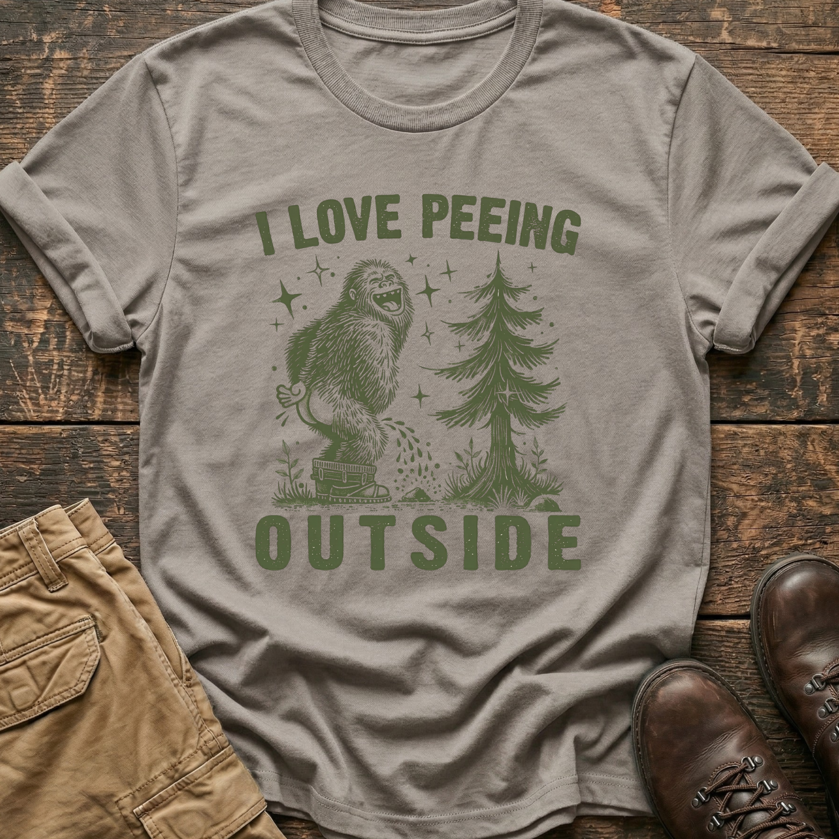 I Love Peeing Outside Tee