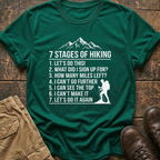 7 Stages of Hiking Tee