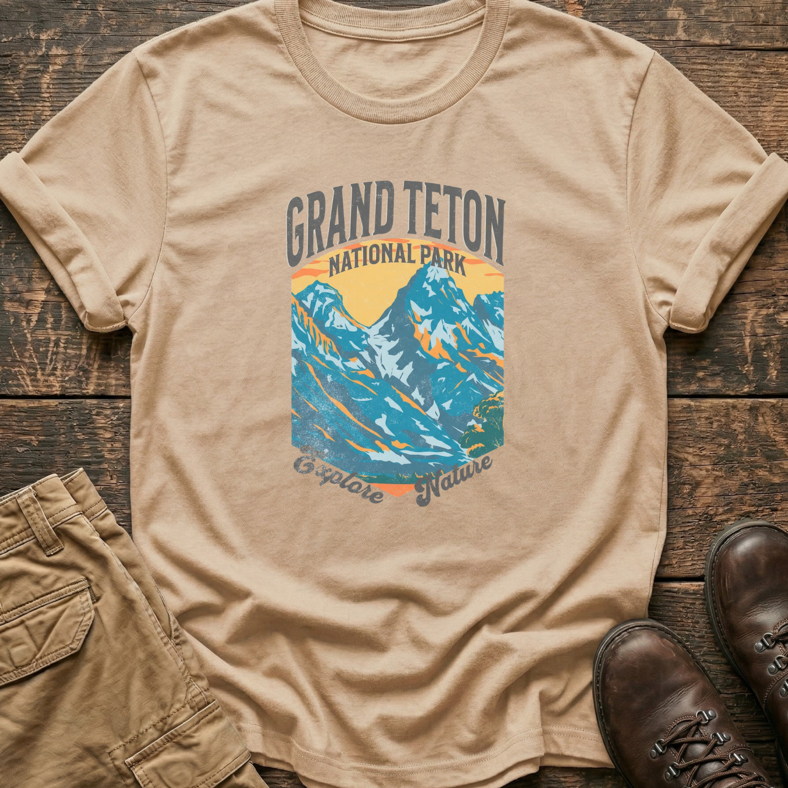 Grand Teton National Park Hiking Tee