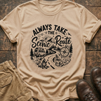 Always Take The Scenic Route Tee