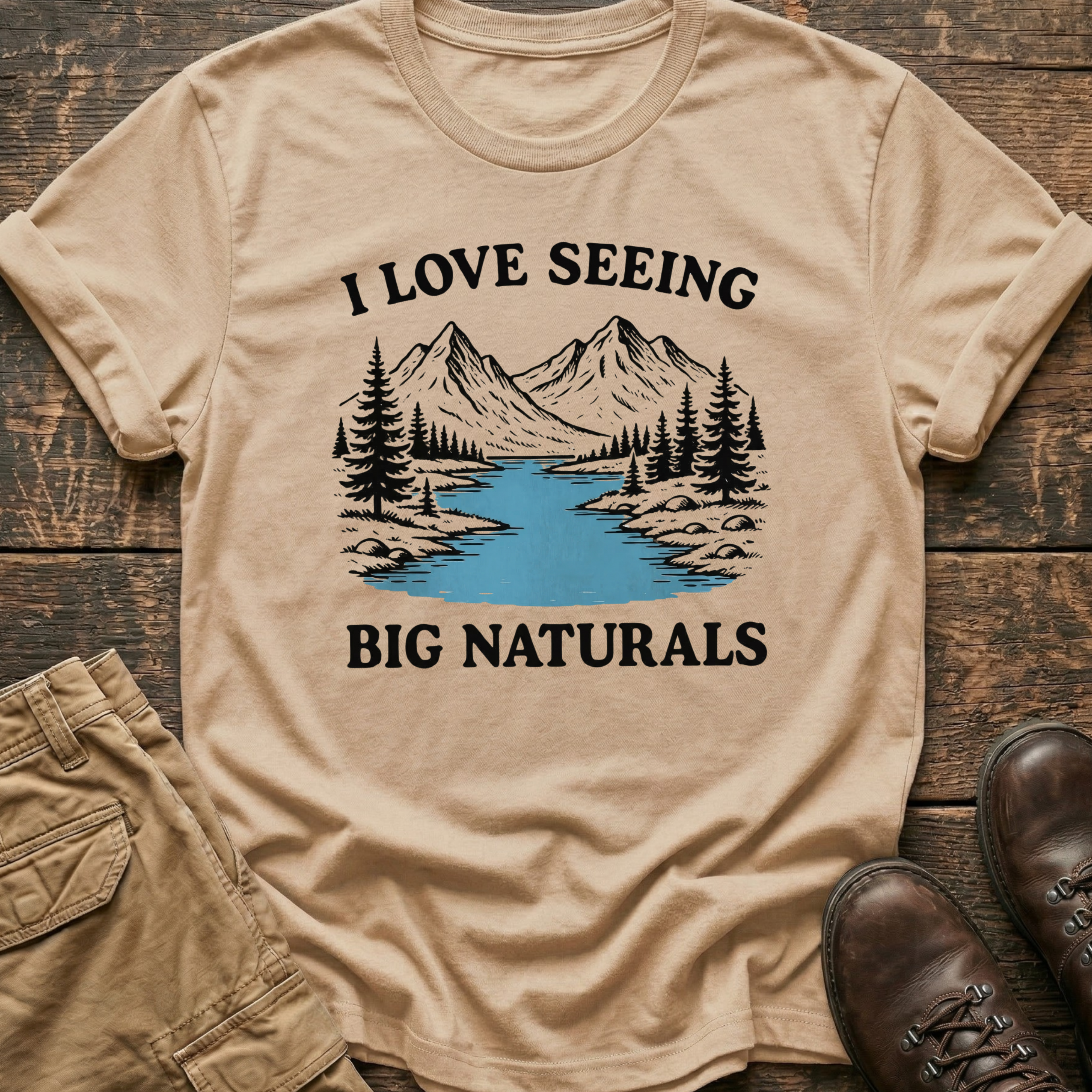 I Love Seeing Big Naturals Tee