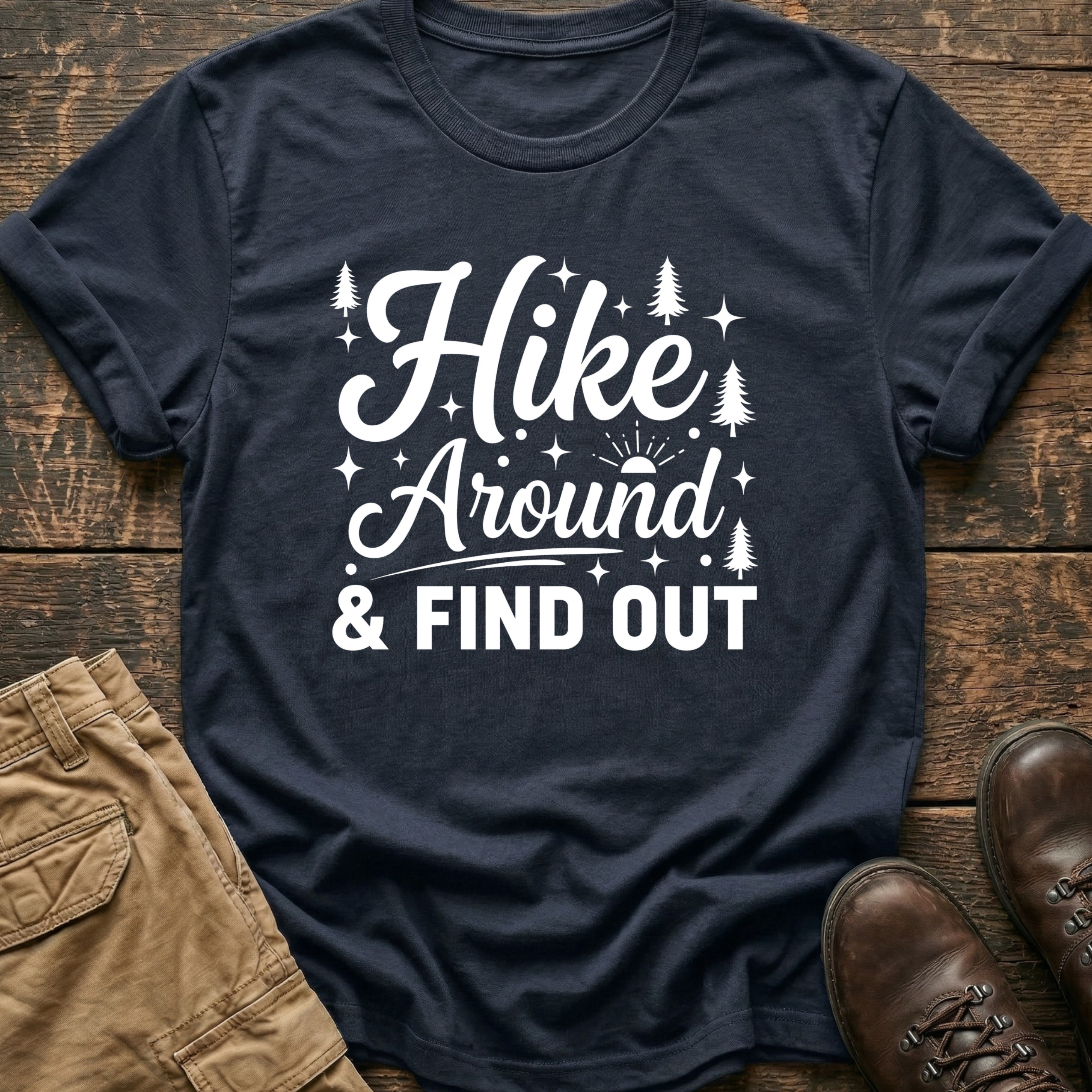 Hike Around And Find Out Tee