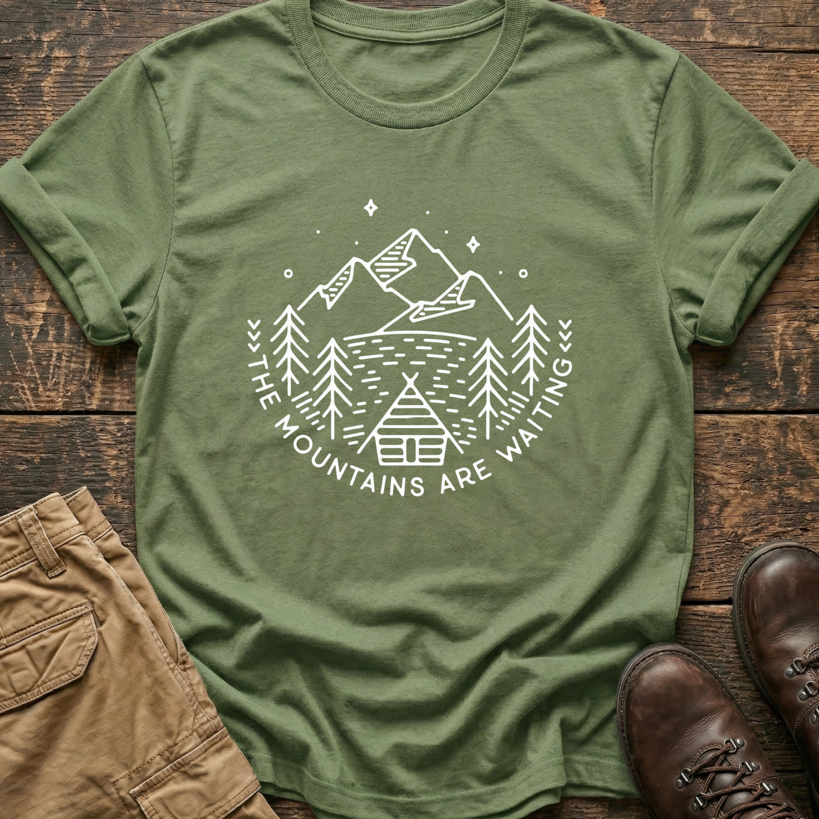 The Mountains Are Waiting Tee