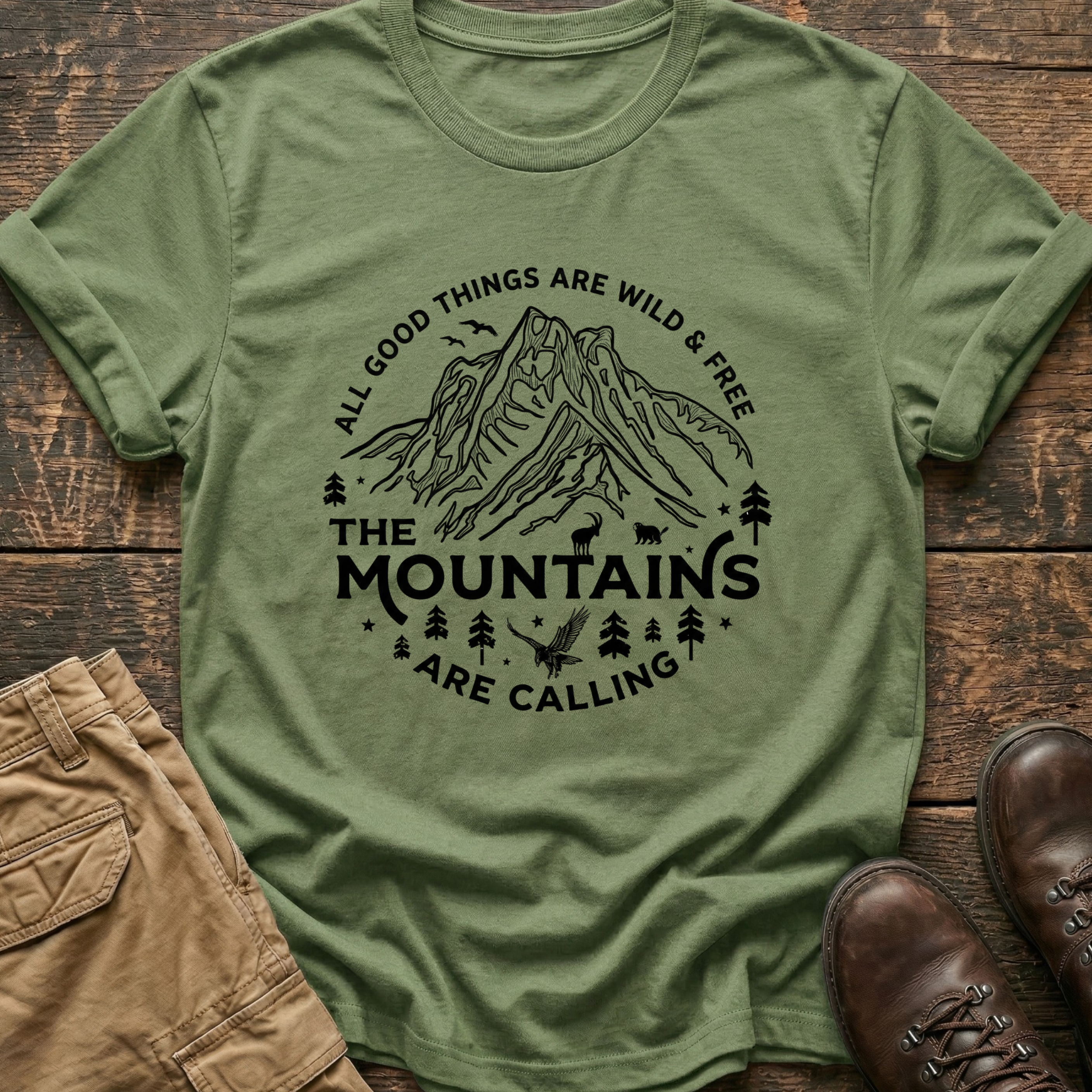 All Good Things Are Wild And Free Tee