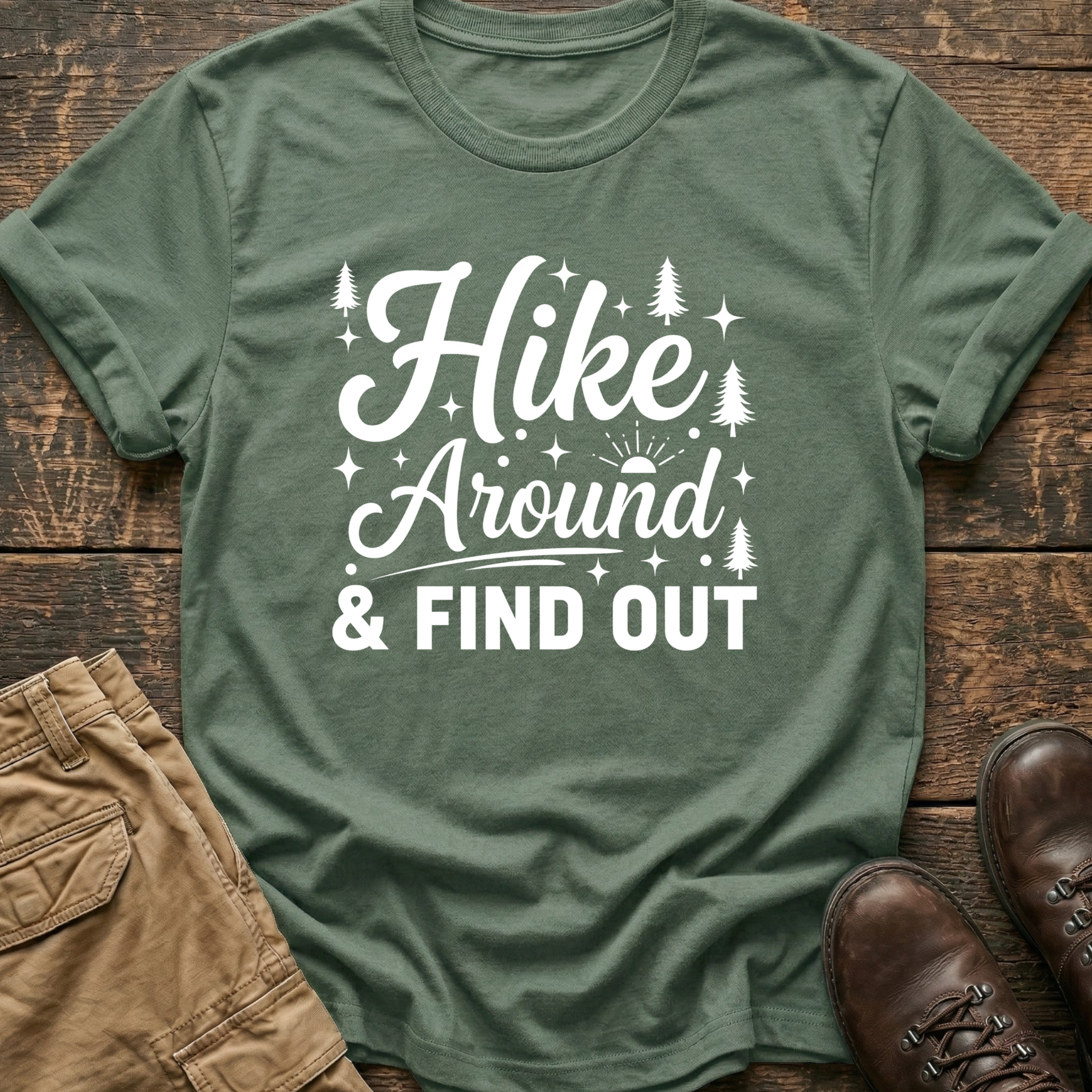 Hike Around And Find Out Tee