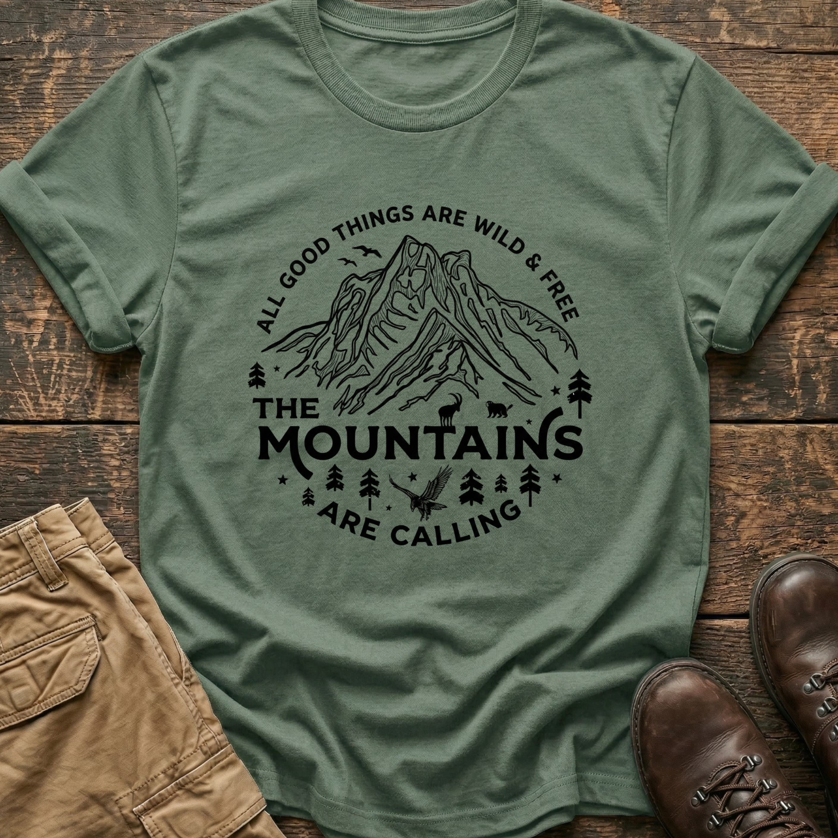 All Good Things Are Wild And Free Tee