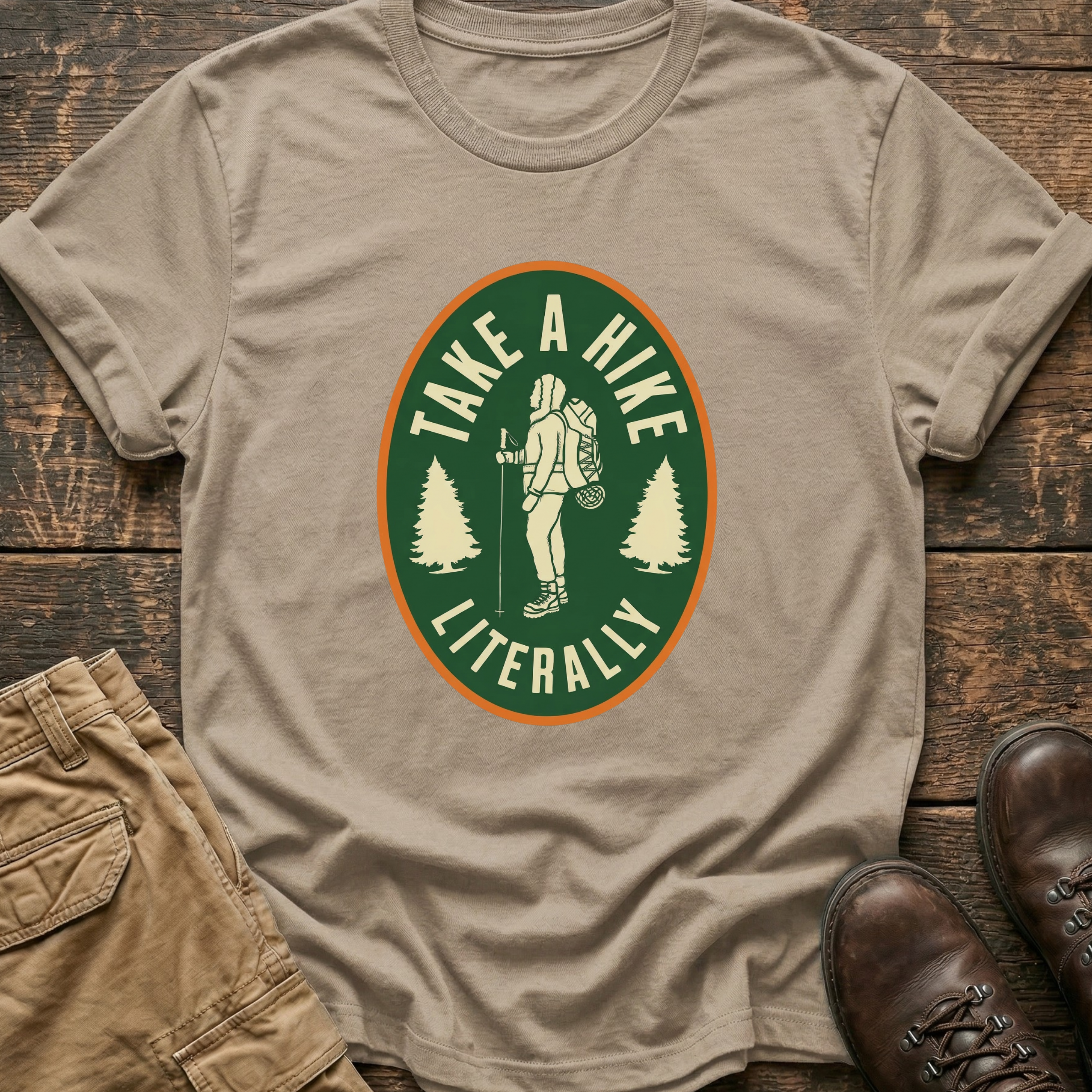 Take A Hike, Literally Tee