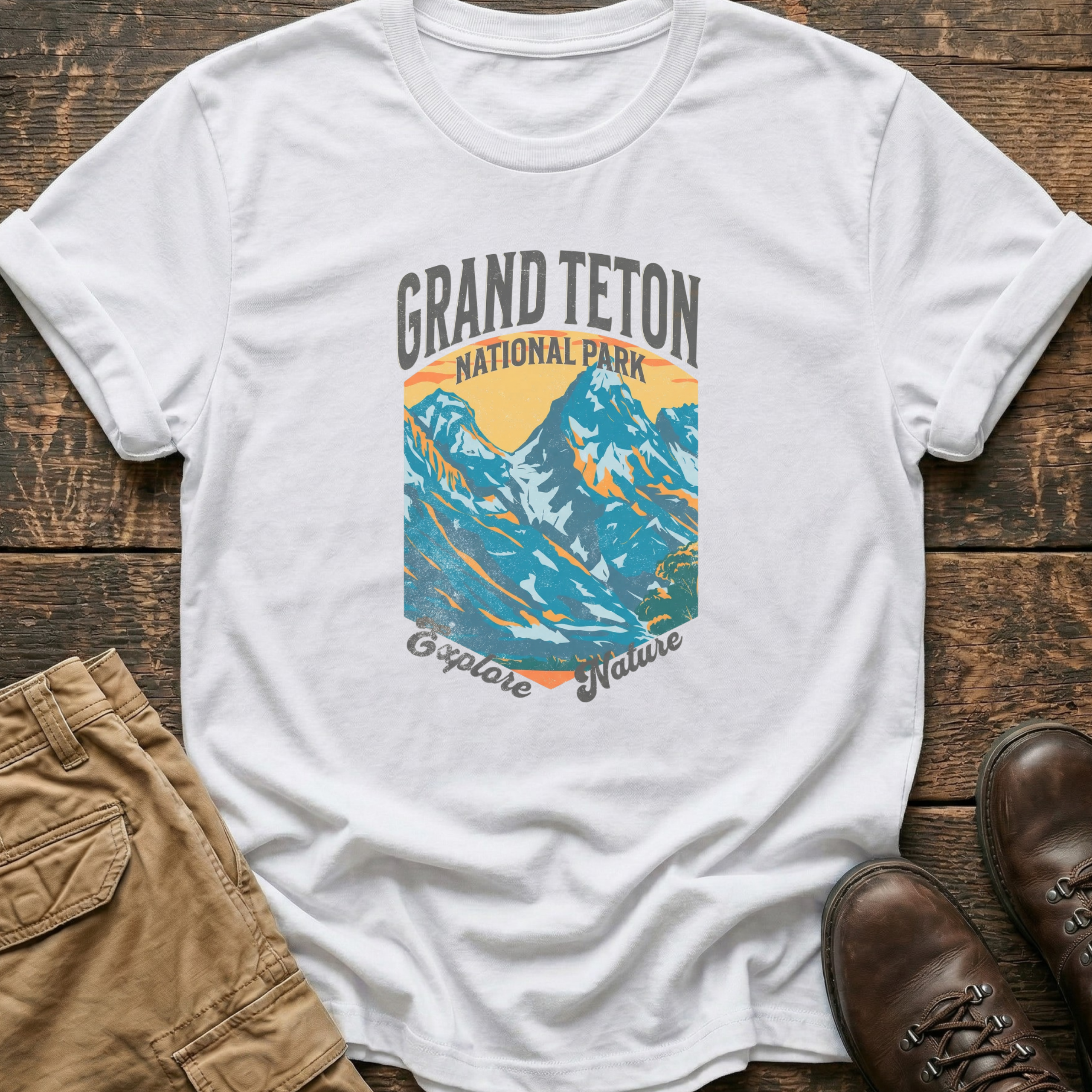 Grand Teton National Park Hiking Tee